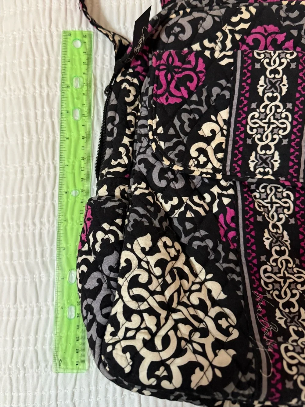 Vera Bradley Quilted Backpack - Canterbury Magenta